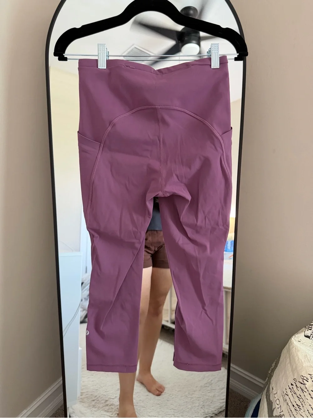lululemon athletica Mauve crop leggings